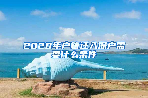 2020年户籍迁入深户需要什么条件