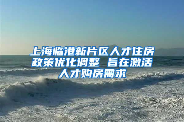 上海临港新片区人才住房政策优化调整 旨在激活人才购房需求