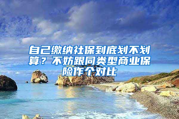 自己缴纳社保到底划不划算？不妨跟同类型商业保险作个对比