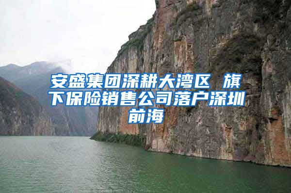 安盛集团深耕大湾区 旗下保险销售公司落户深圳前海